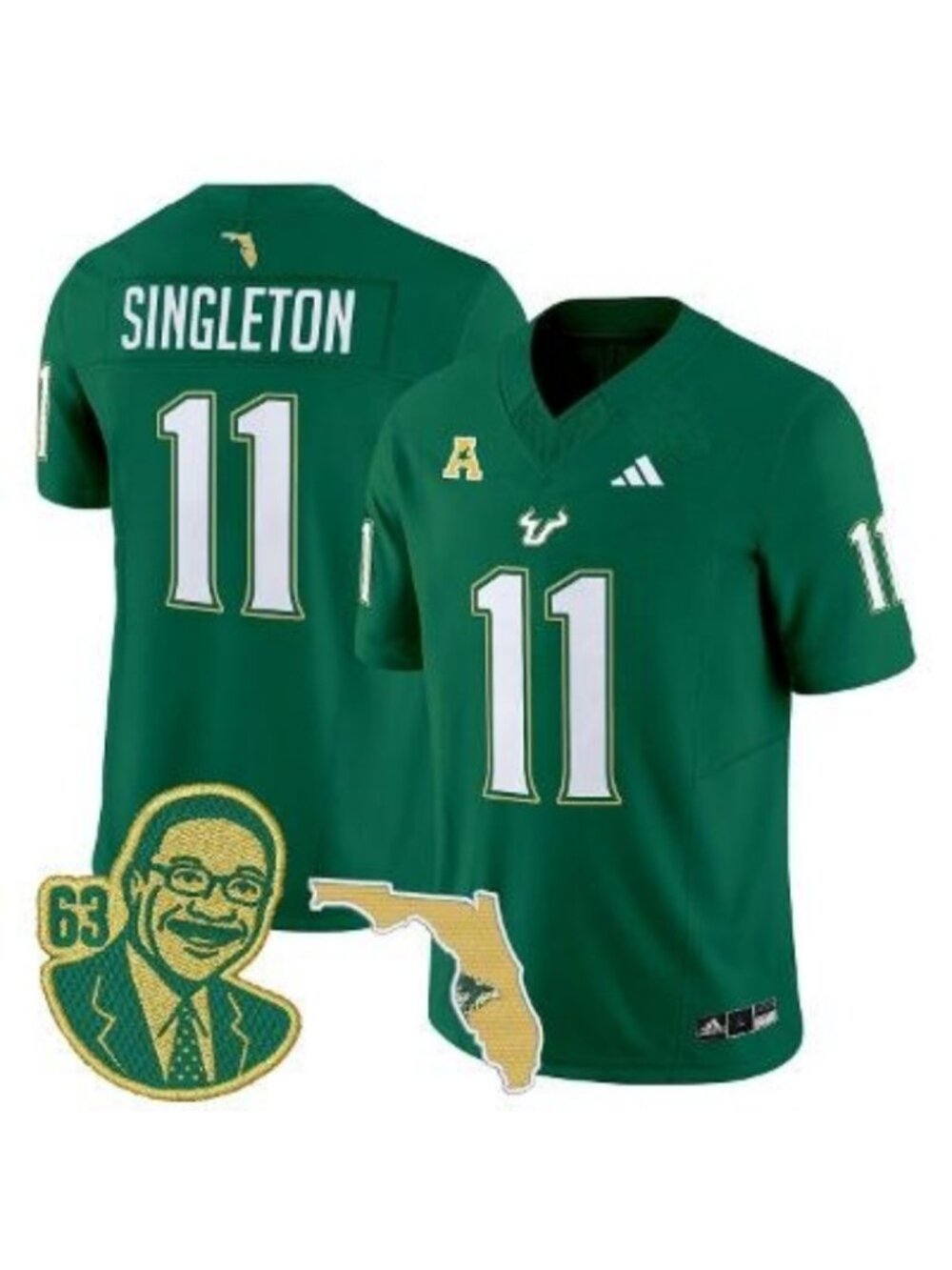 Kids Youths Keshaun Singleton Stitched Vapor Jersey Green